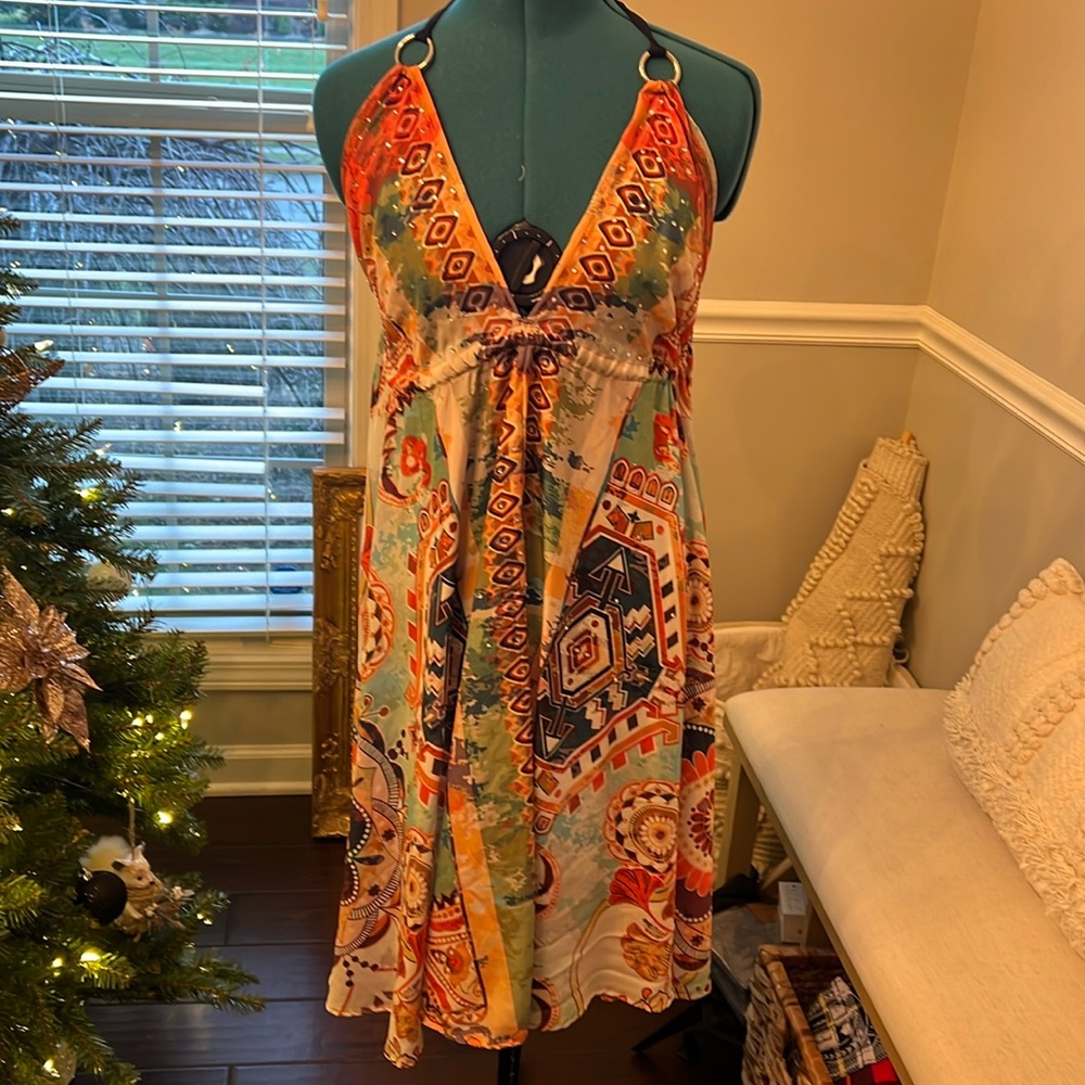 Multi-Pattern Dress